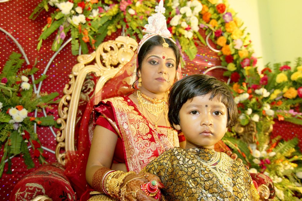 A young bride